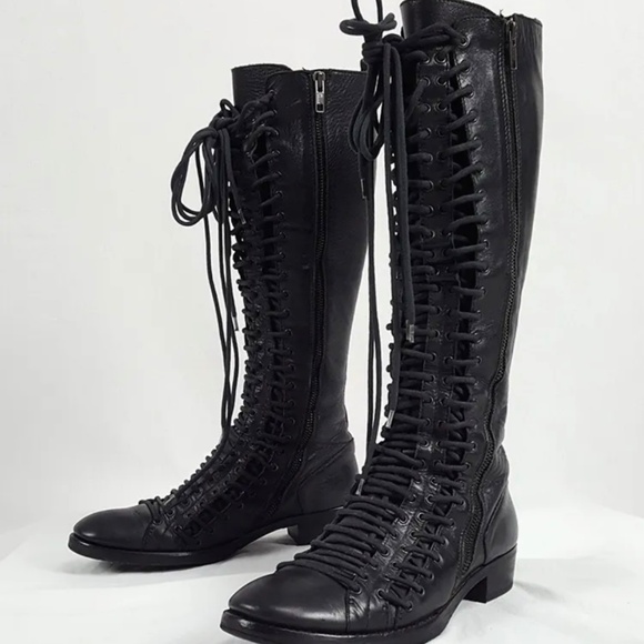 ISO Ann Demeulemeester Triple Lace Boots (Talon heels or flat) - Picture 2 of 2